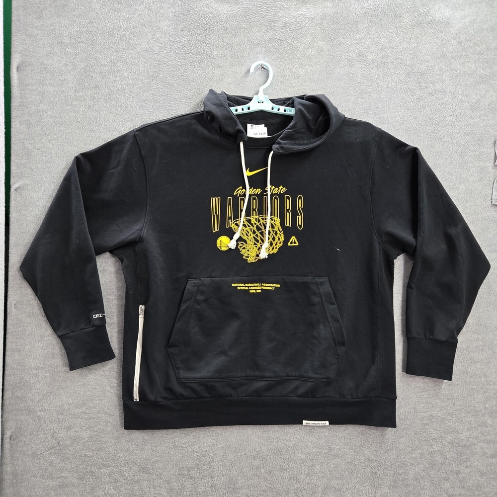 Golden State‎ Warriors Men Hoodie XL Black Nike Basketball Net Sportswear NBA
